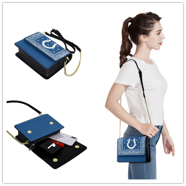 Indianapolis Colts PU Leather Crossbody Bags 001 Indianapolis Colts PU Leather Crossbody Bags 001